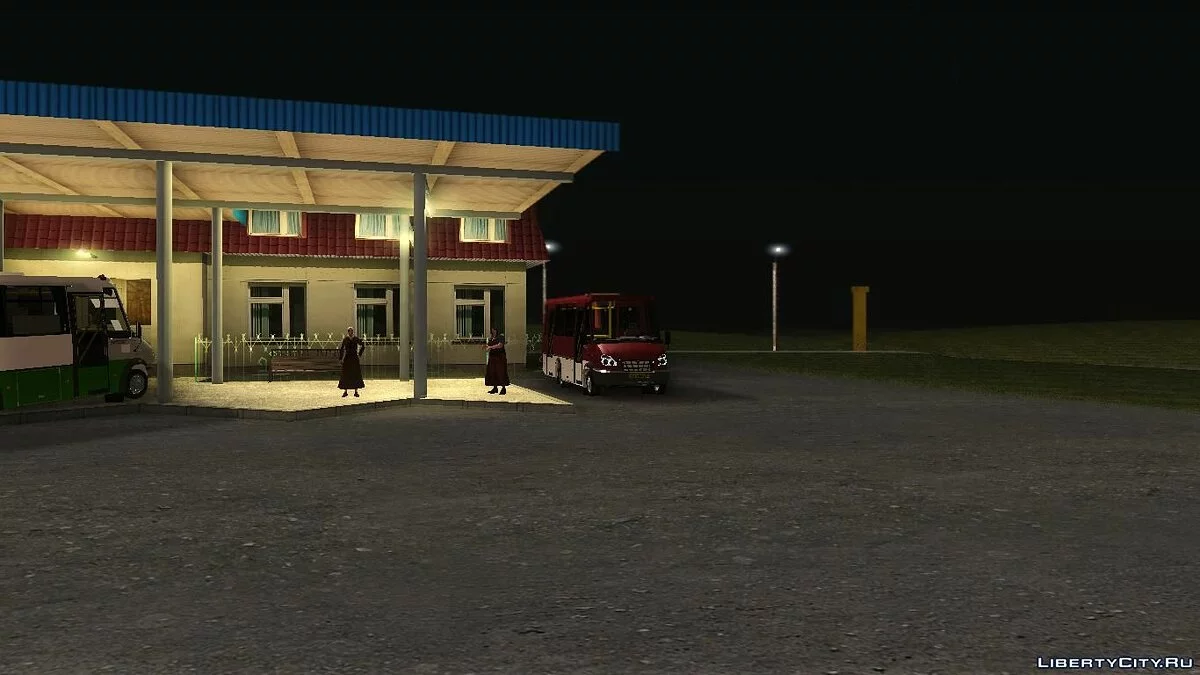 Оживление автовокзала в Батырево / GTA San Andreas