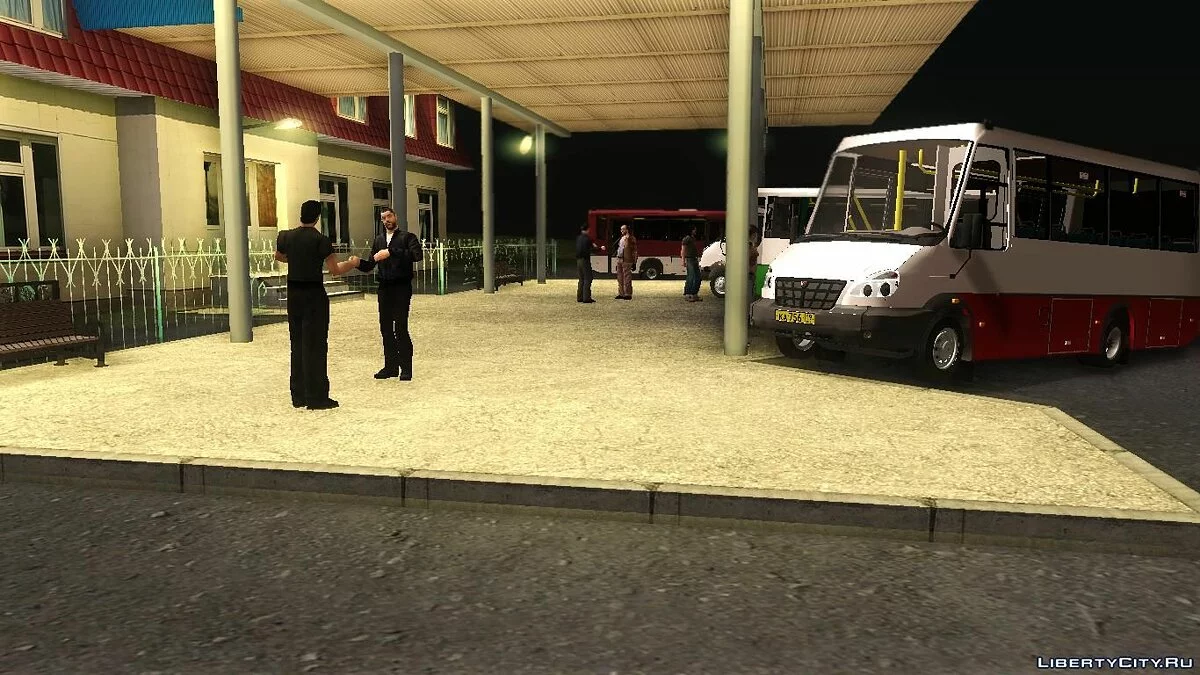 Оживление автовокзала в Батырево / GTA San Andreas
