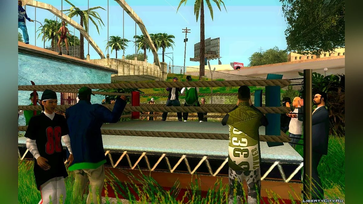 Боксерский турнир на Grove ST. / GTA San Andreas
