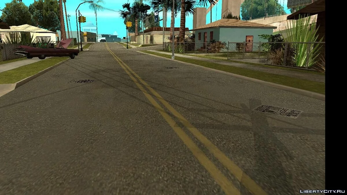 Газеты на дорогах (Изменённая версия) / GTA San Andreas