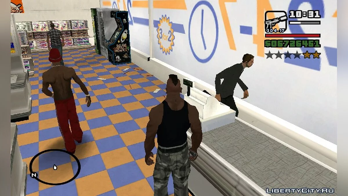 Ограбление магазинов как в GTA V v2 / GTA San Andreas