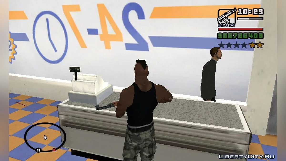 Ограбление магазинов как в GTA V / GTA San Andreas