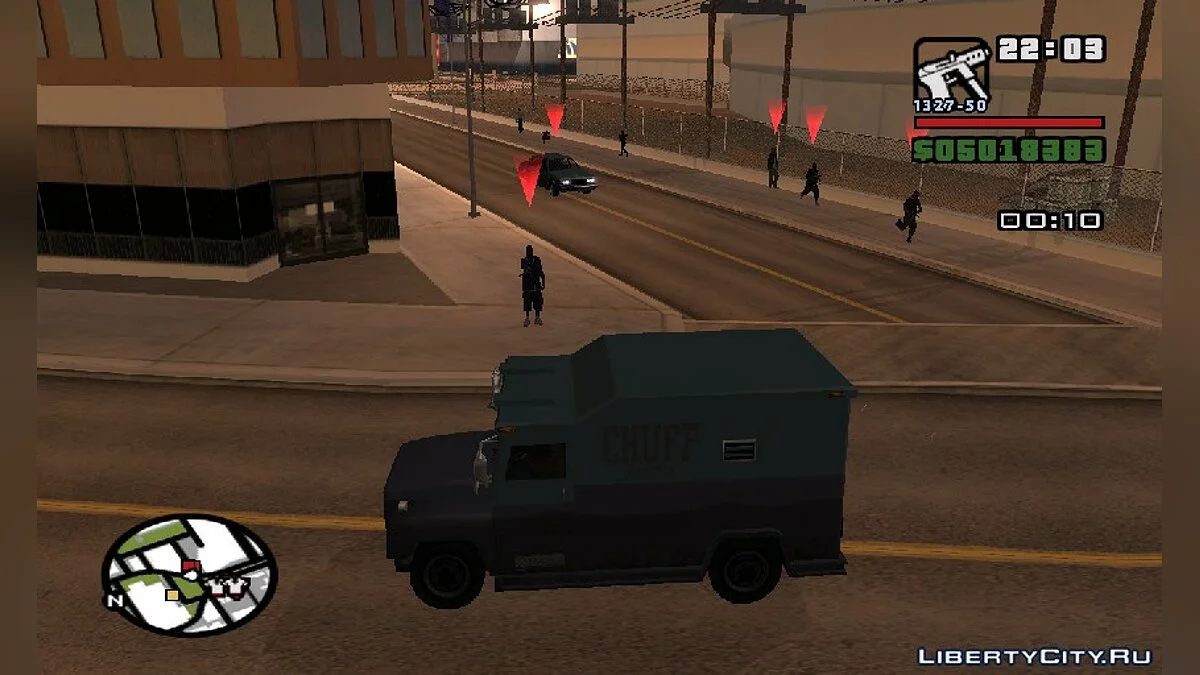 Работать водителем инкассаторских фургонов v0.1 / GTA San Andreas