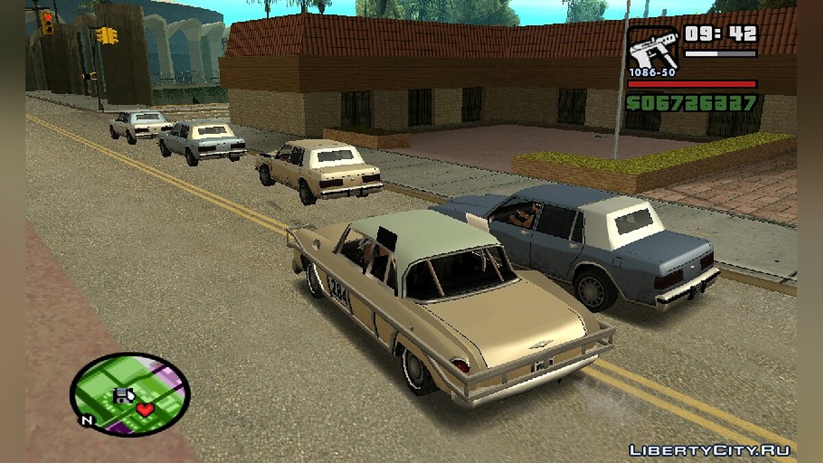 Скачать Реакция на гудок v1.01 для GTA San Andreas