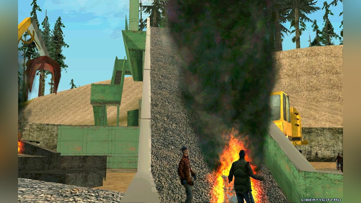 Скачать Вечеринка бомжей для GTA San Andreas