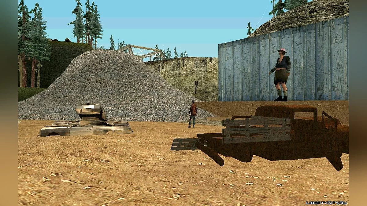 Вечеринка бомжей / GTA San Andreas