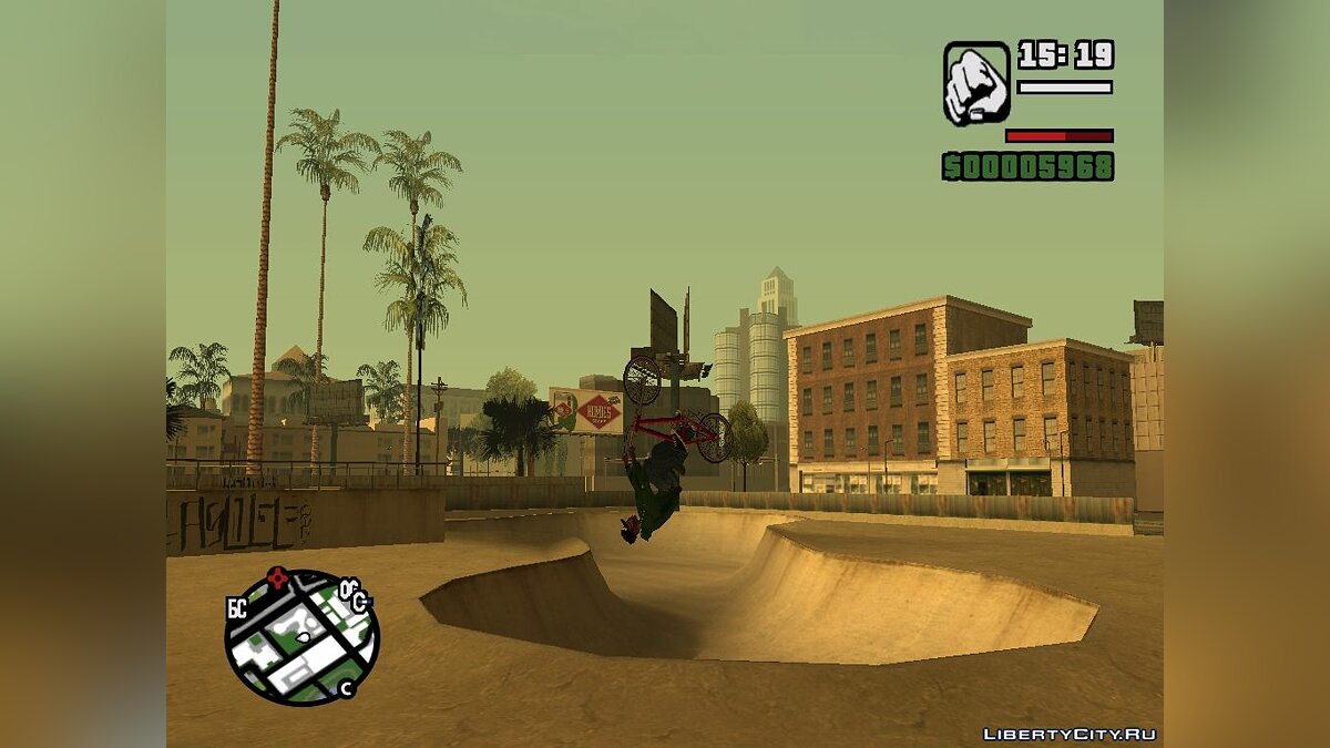 Скачать BMX Back & Fronflip Flips для GTA San Andreas