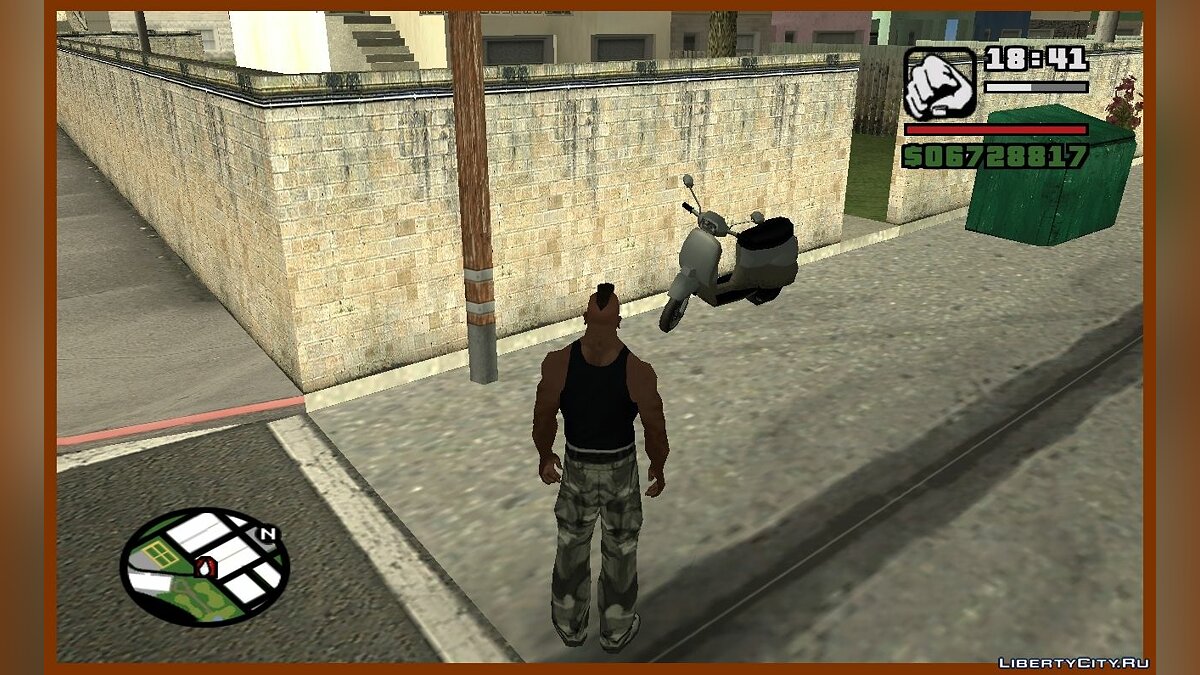 Скачать Scooter Shooter from GTA LCS v0.275 (0.2+) для GTA San Andreas