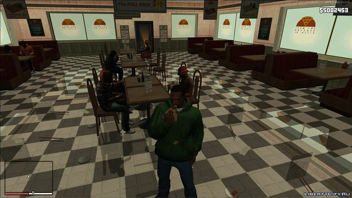 Food Eating Fix v1.2 / GTA San Andreas