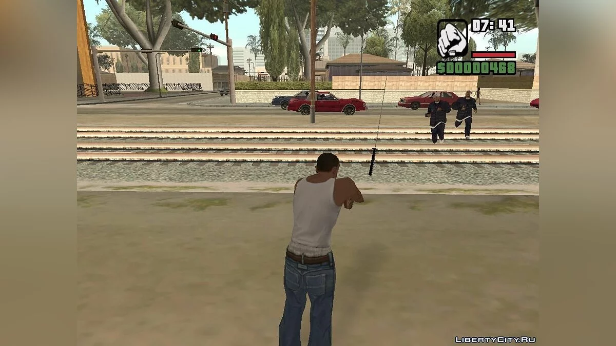 Метнуть нож или катану / GTA San Andreas