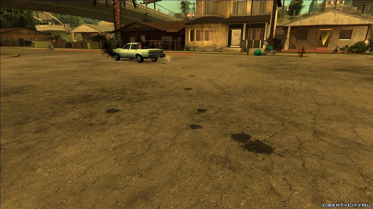 Скачать Oil Leaking mod v2 для GTA San Andreas