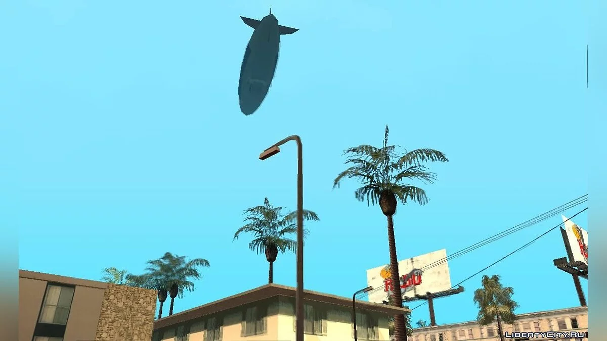 Рекламный дирижабль из GTA VC v2 / GTA San Andreas