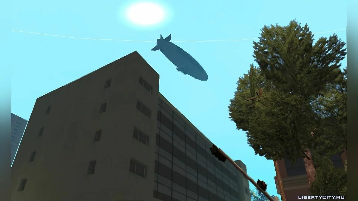 Рекламный дирижабль из GTA VC v2 / GTA San Andreas