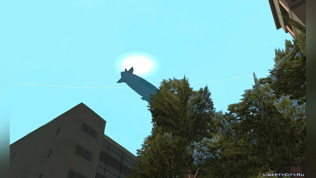 Рекламный дирижабль из GTA VC v2 / GTA San Andreas