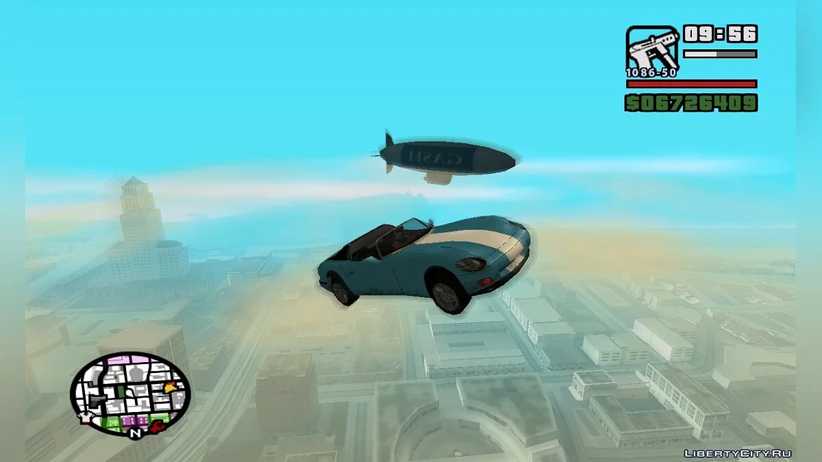 Рекламный дирижабль из GTA VC v2 / GTA San Andreas