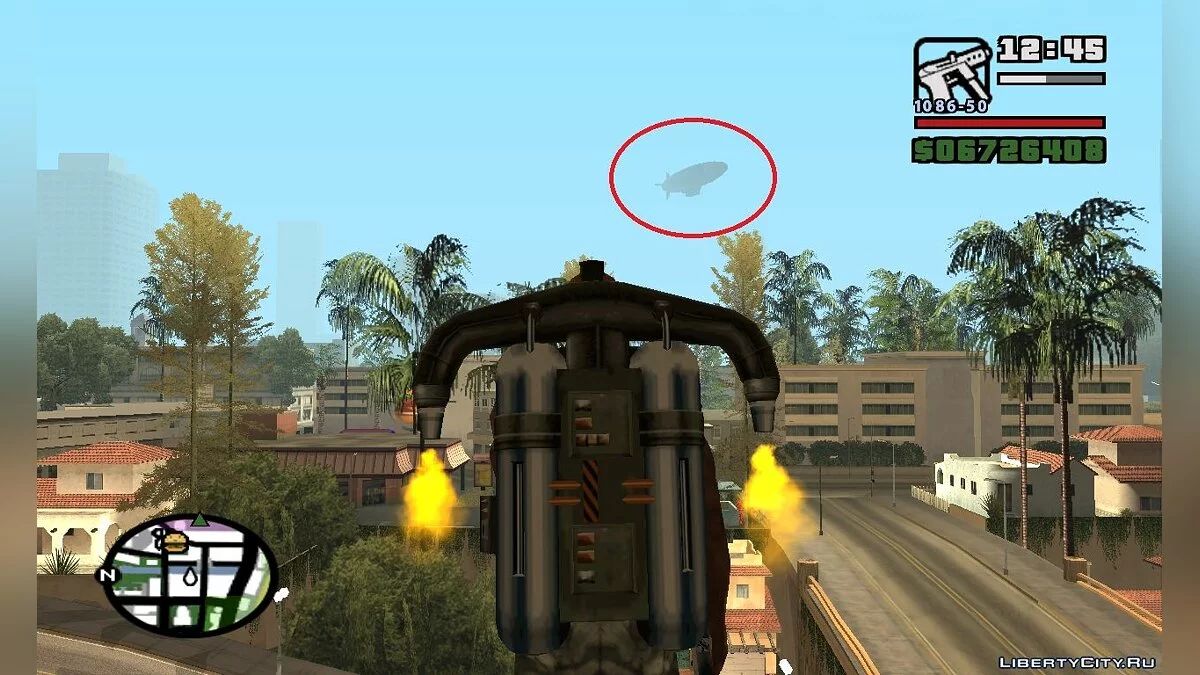 Рекламный дирижабль v3 / GTA San Andreas