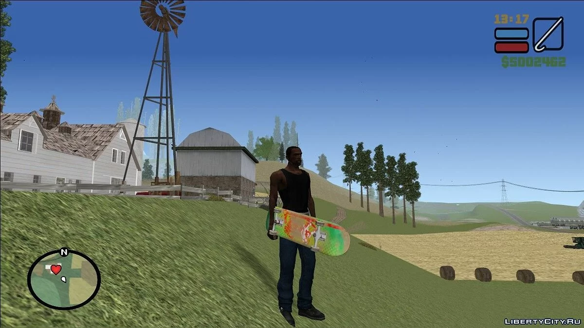 Скейтборд - Skateboard Update / GTA San Andreas