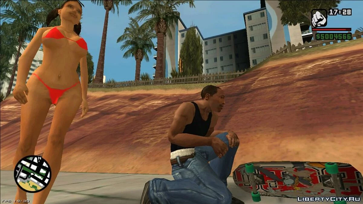Скейтборд - Skateboard Update / GTA San Andreas