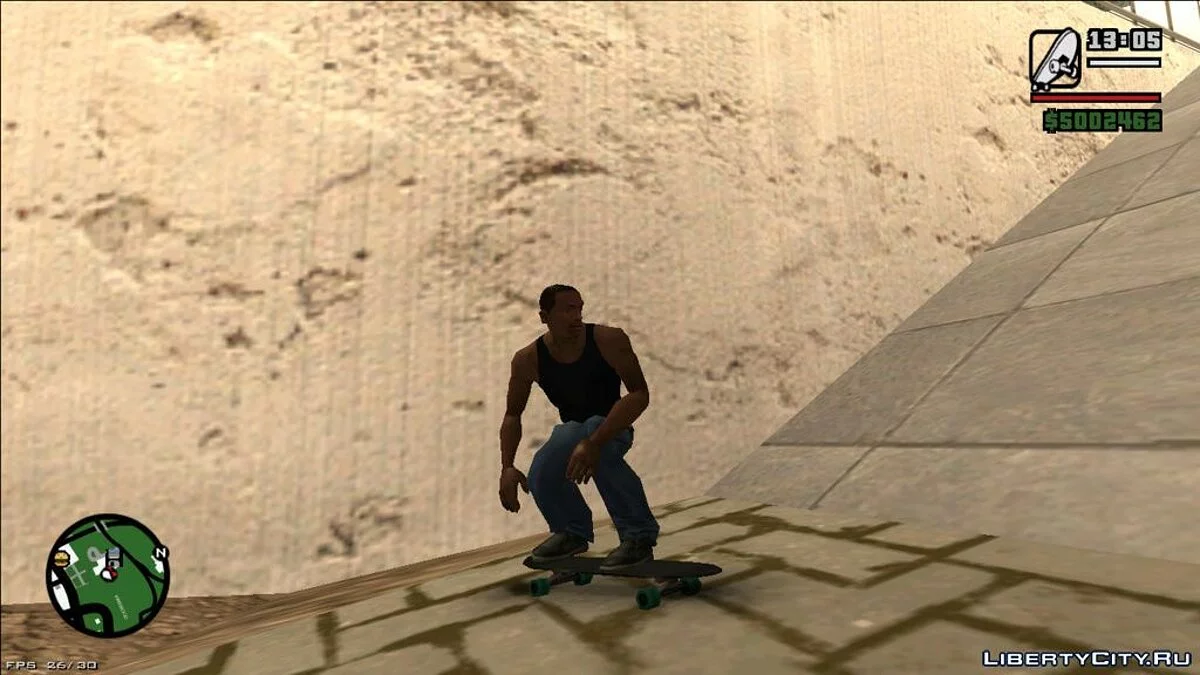 Скейтборд - Skateboard Update / GTA San Andreas