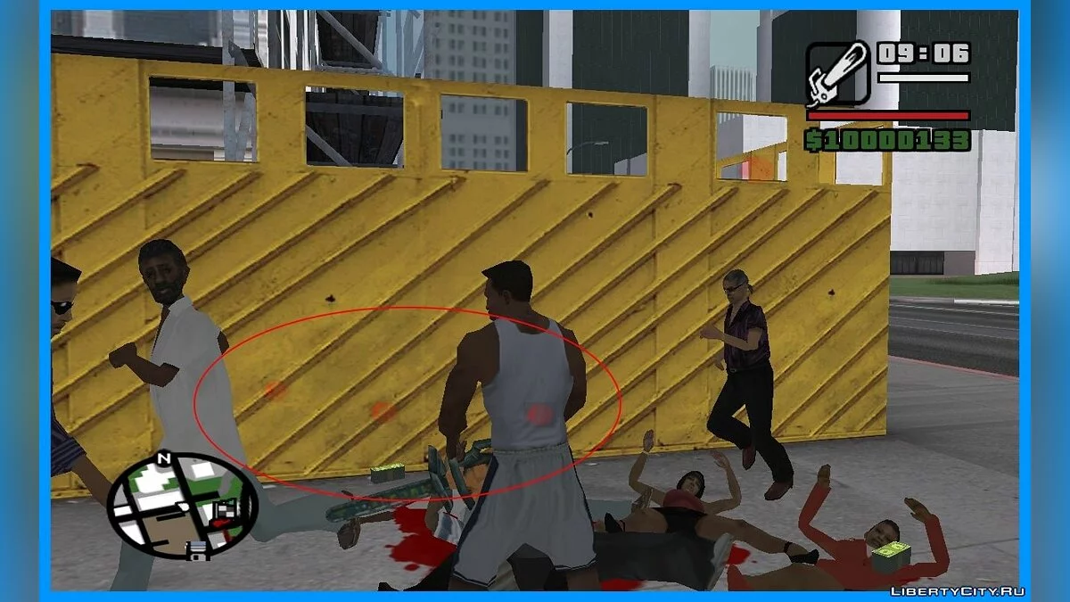 Капли дождя и крови на экране как в GTA VC 3.0 / GTA San Andreas