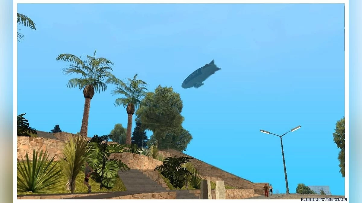 Рекламный дирижабль как в GTA VC v6 (снова обновлено) / GTA San Andreas
