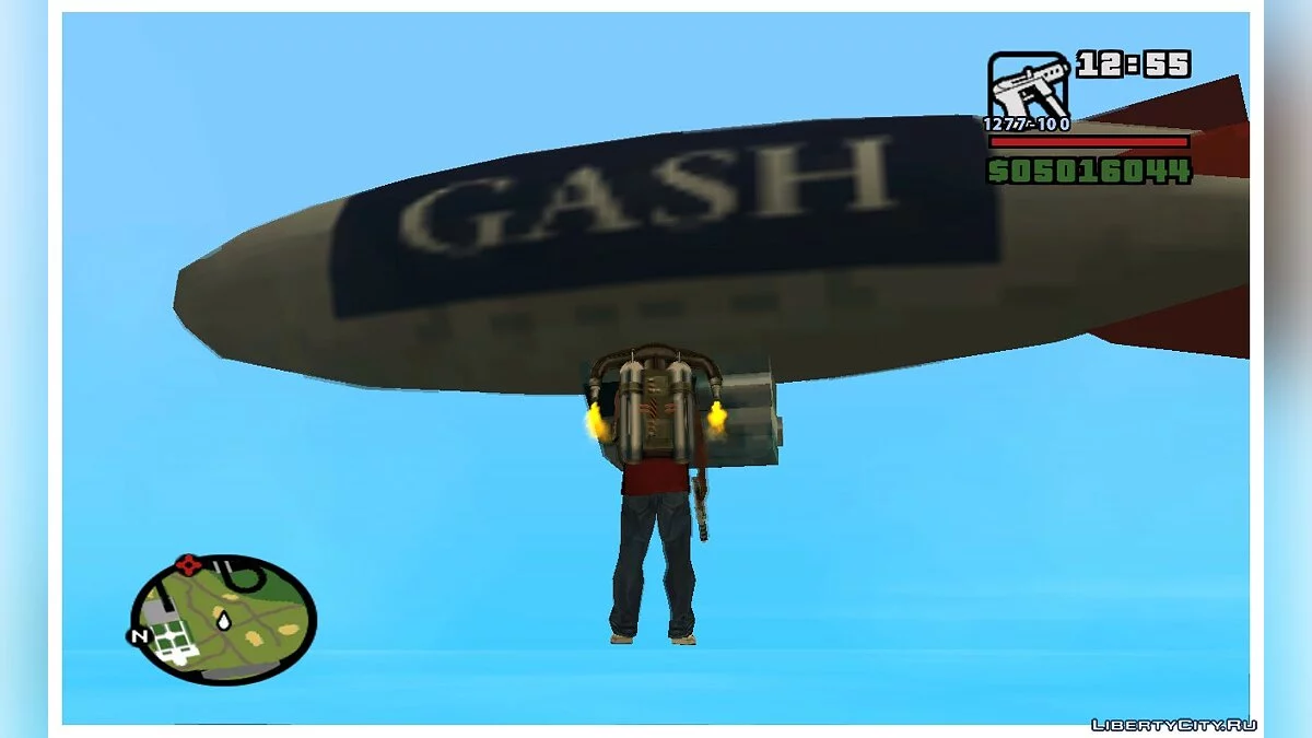 Рекламный дирижабль как в GTA VC v6 (снова обновлено) / GTA San Andreas