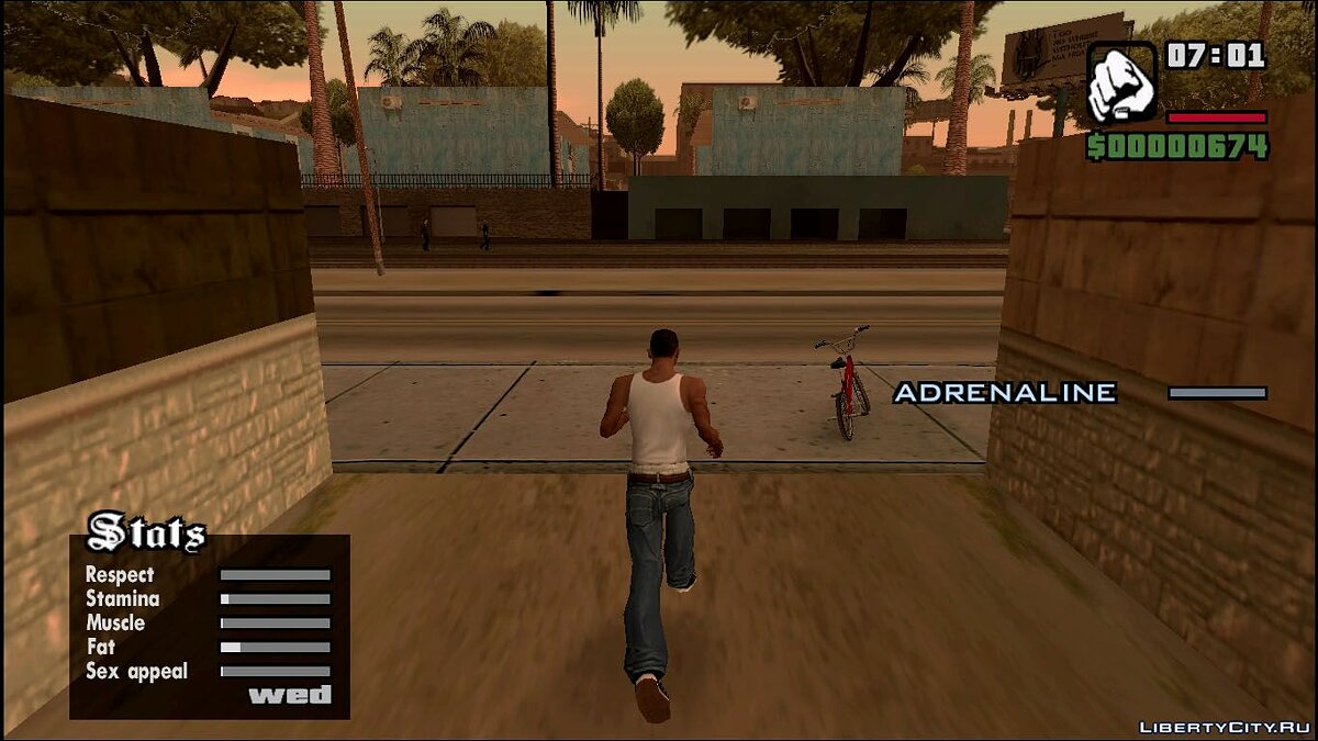 Скачать Special Adrenaline v4.0.2 для GTA San Andreas