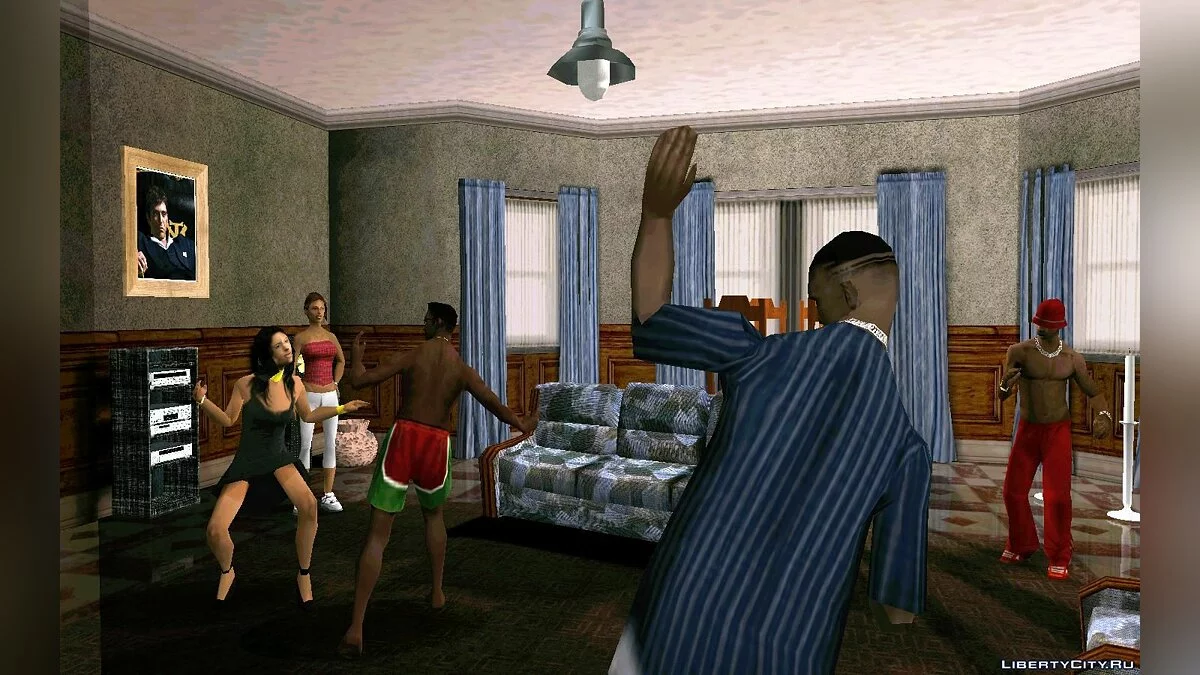 Вечеринка в доме Сиджея / GTA San Andreas
