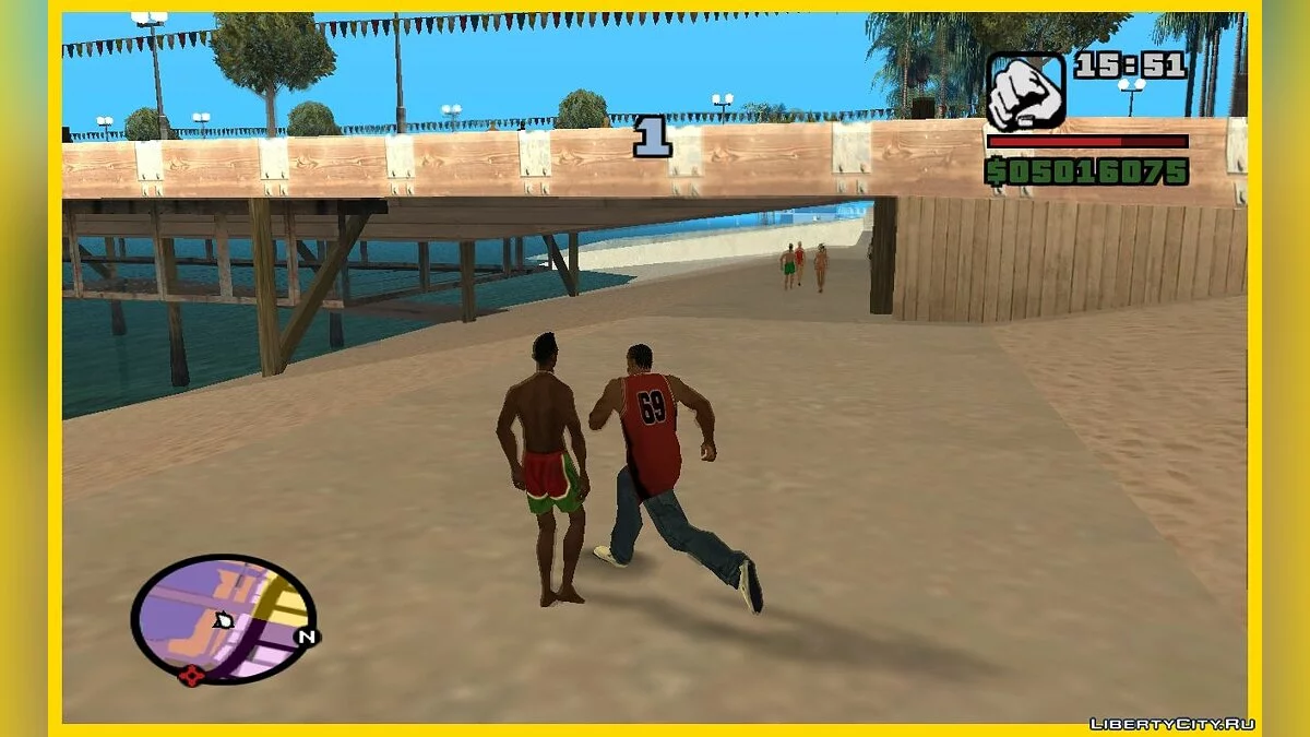 Пляжный мяч / Волейбол как в GTA VC (обновлено) / GTA San Andreas