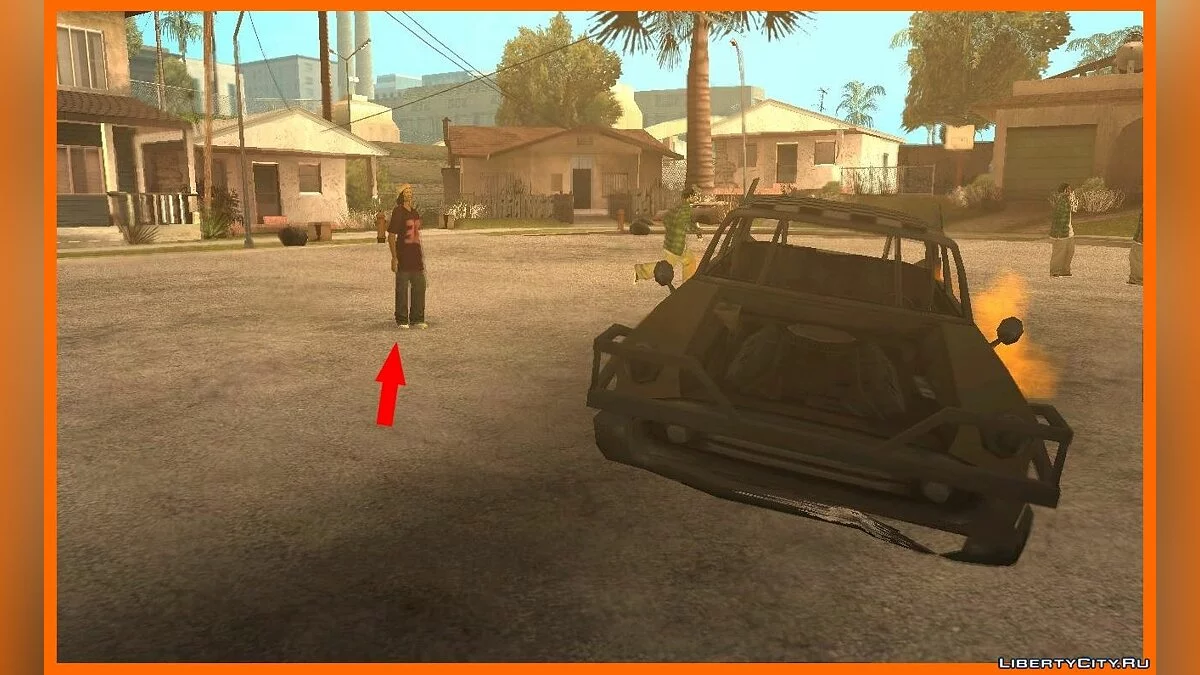 Реакция педов на взорванные авто как в GTA VC v2 / GTA San Andreas