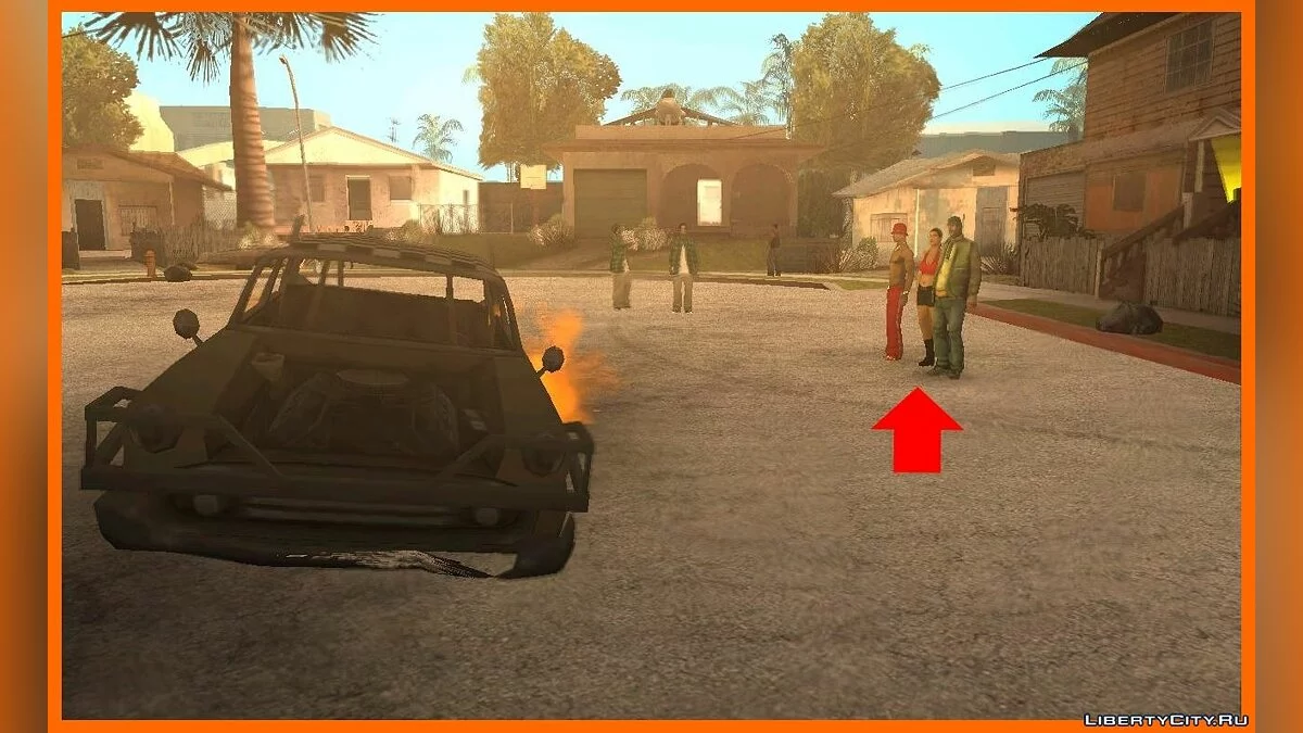 Реакция педов на взорванные авто как в GTA VC v2 / GTA San Andreas