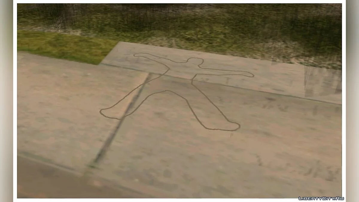 Трупы обводят мелом как в GTA VC (снова обновлено) / GTA San Andreas