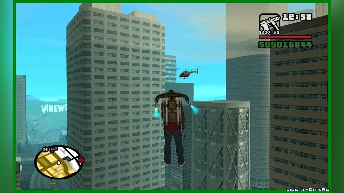 Вертолёты в небе как в GTA VC / GTA San Andreas