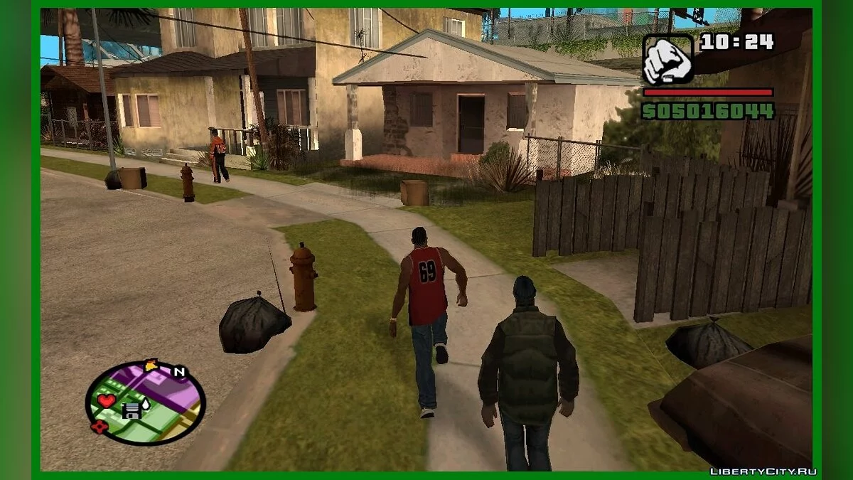 Живой CJ как в GTA VC 6 (ещё одно исправление) / GTA San Andreas