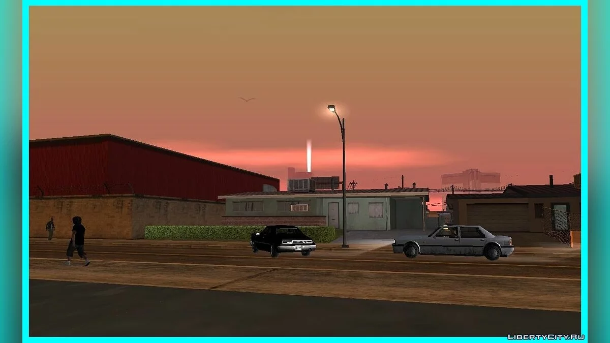 Свет на крышах как в GTA VC (исправлено) / GTA San Andreas