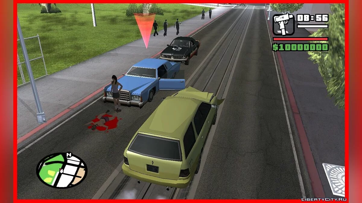 Аварии на дорогах как в GTA VC (исправлено) / GTA San Andreas