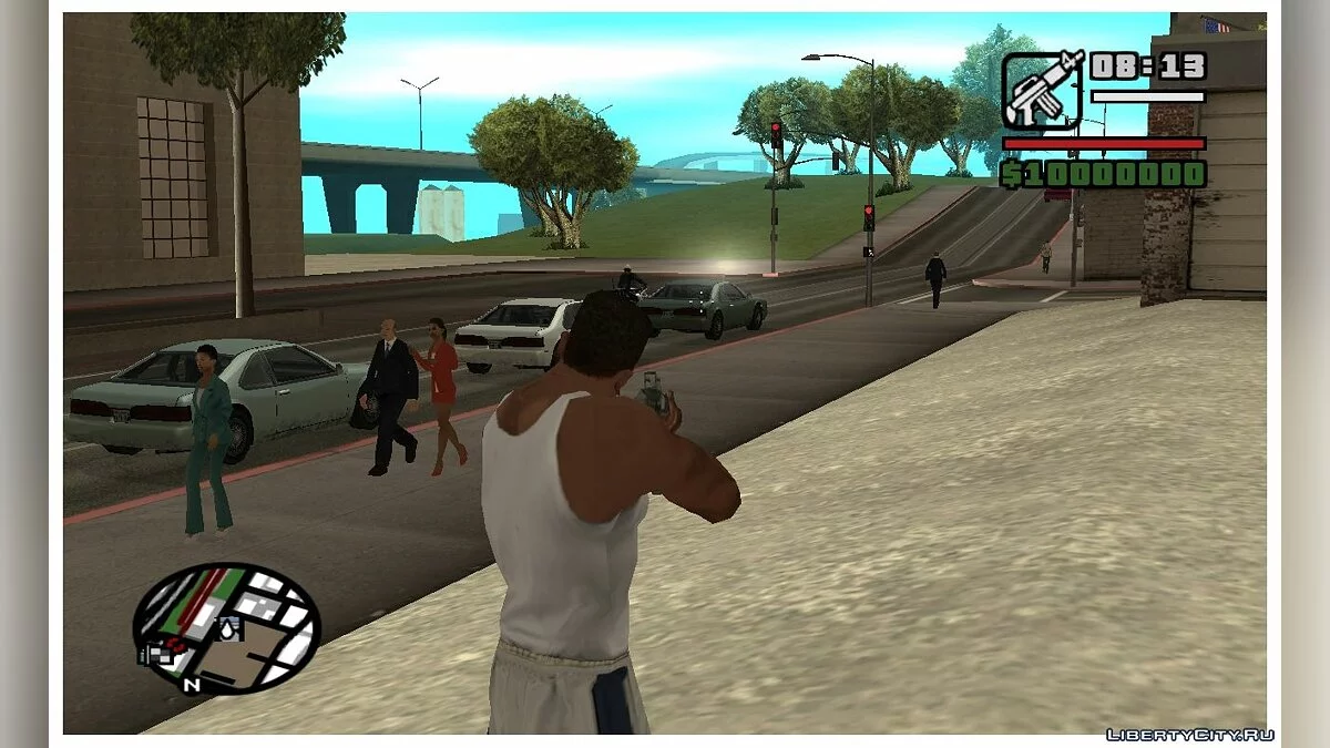Блики на автомобилях как в GTA VC / GTA San Andreas