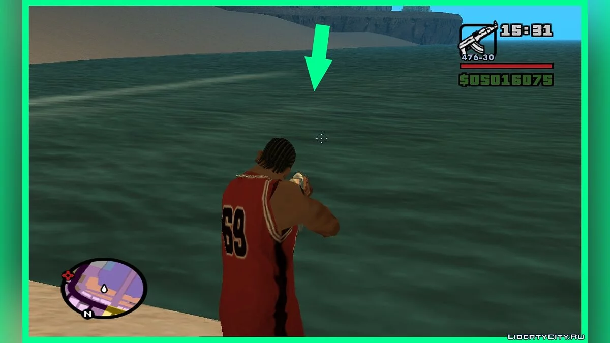 Волны на воде как в GTA VC (исправлено) / GTA San Andreas