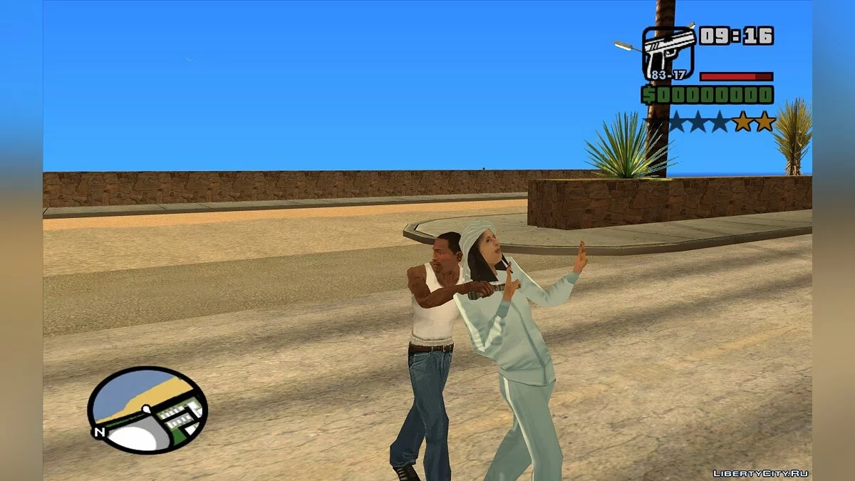Захват людей / Живой щит / GTA San Andreas