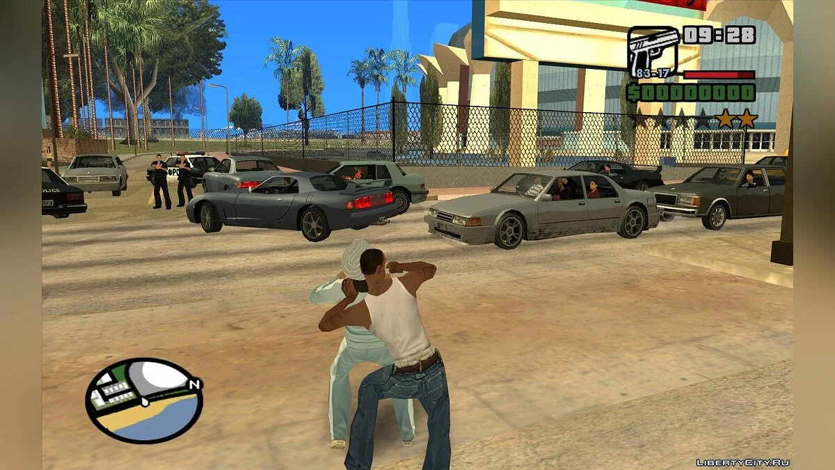 Захват людей / Живой щит / GTA San Andreas