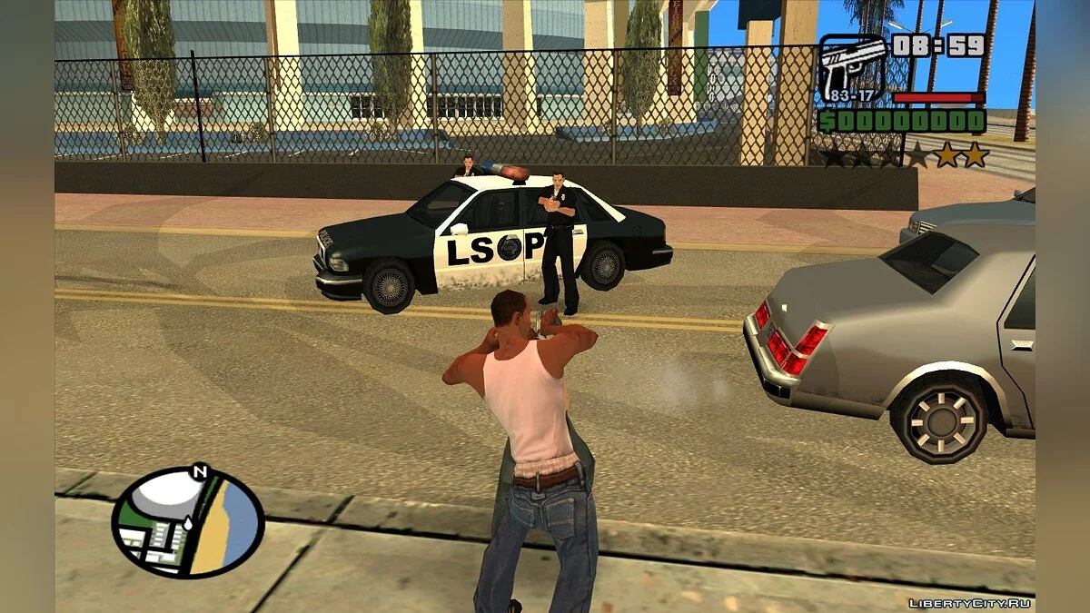 Захват людей / Живой щит / GTA San Andreas