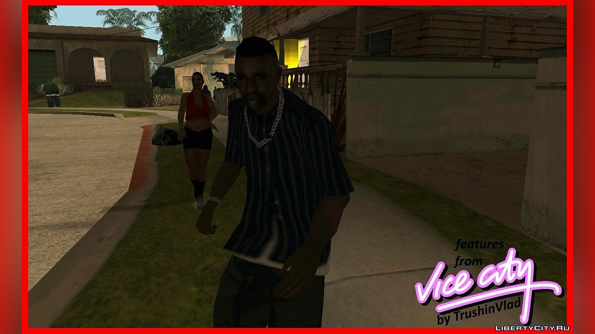 Скачать Агрессивное поведение педов как в GTA VC для GTA San Andreas