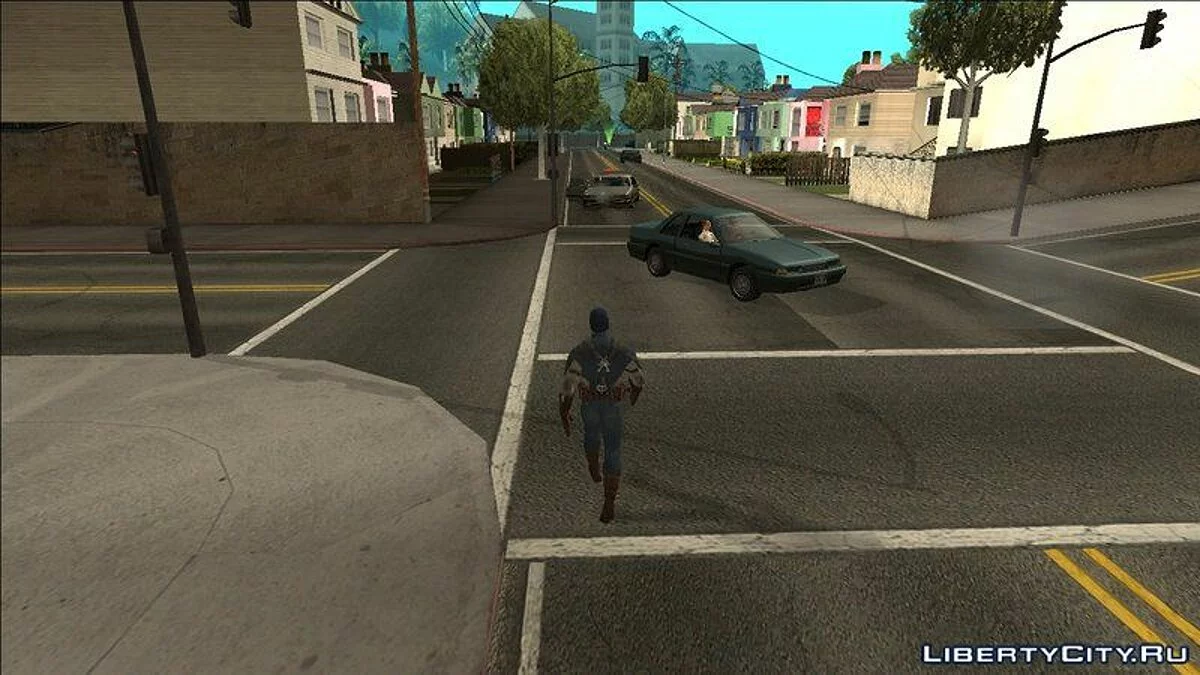 Captain America CLEO Mod / GTA San Andreas