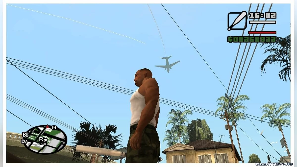 Новый воздушный трафик как в GTA VC (исправлено) / GTA San Andreas