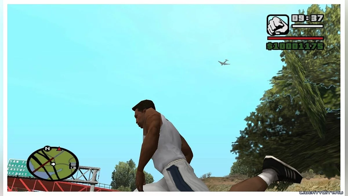 Новый воздушный трафик как в GTA VC (исправлено) / GTA San Andreas