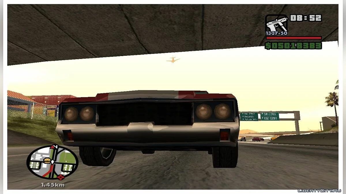 Новый воздушный трафик как в GTA VC (исправлено) / GTA San Andreas