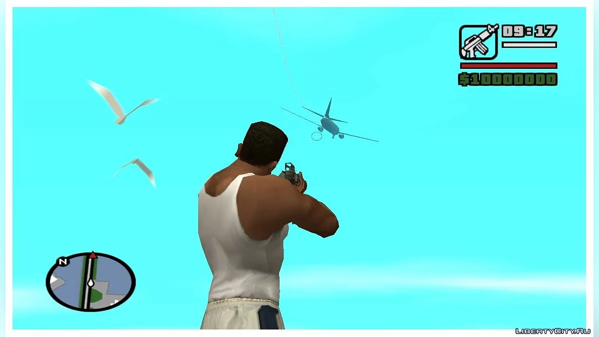 Новый воздушный трафик как в GTA VC (исправлено) / GTA San Andreas