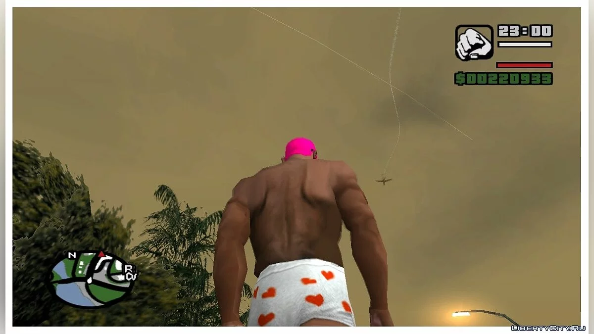 Новый воздушный трафик как в GTA VC (исправлено) / GTA San Andreas