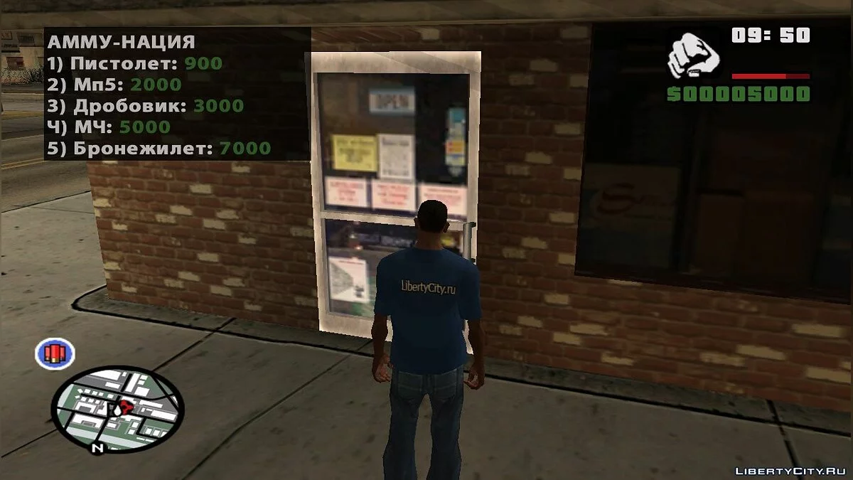 Магазины оружия в DYOM v1.0 / GTA San Andreas