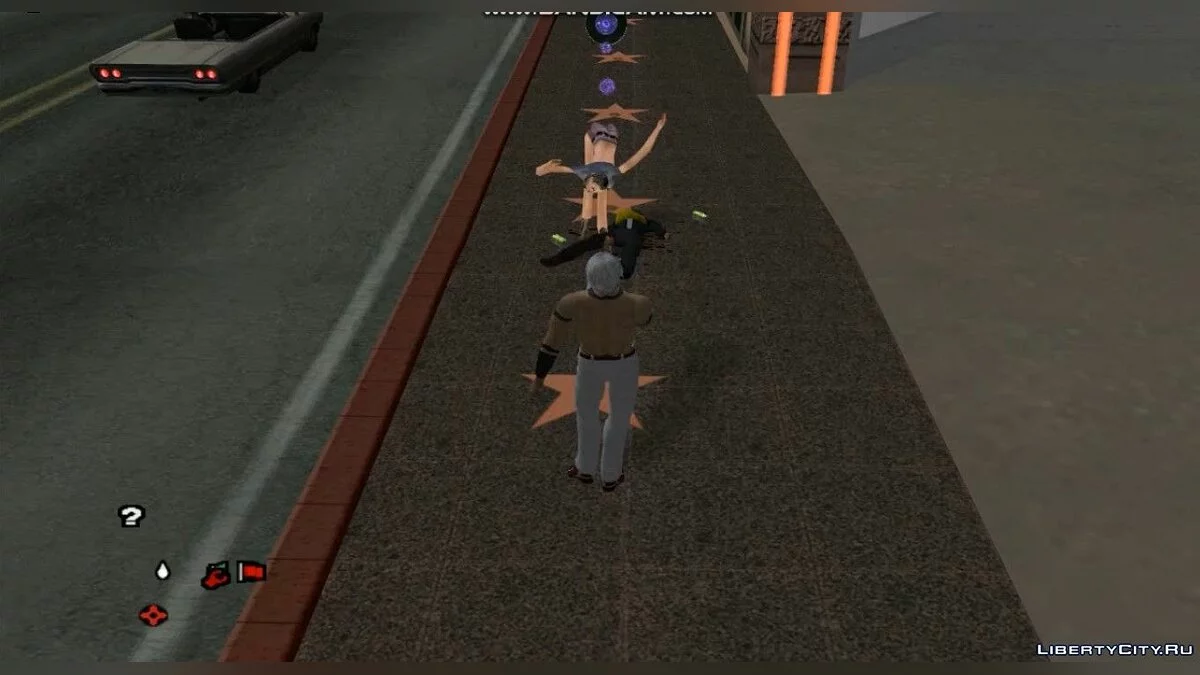 Магические атаки Orochi из игры King of Fighters / GTA San Andreas